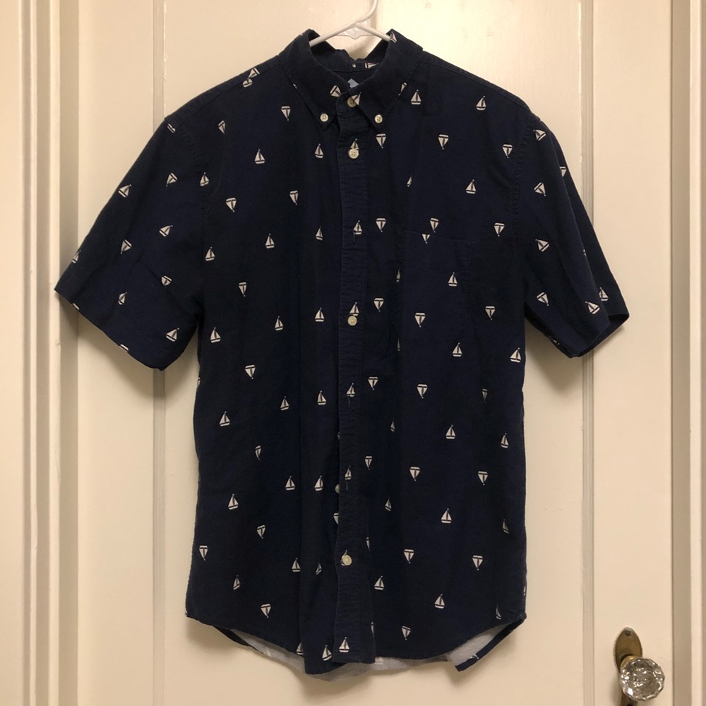 Merona casual short sleeve button down